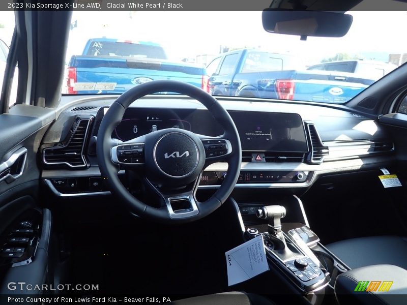 Glacial White Pearl / Black 2023 Kia Sportage X-Line AWD