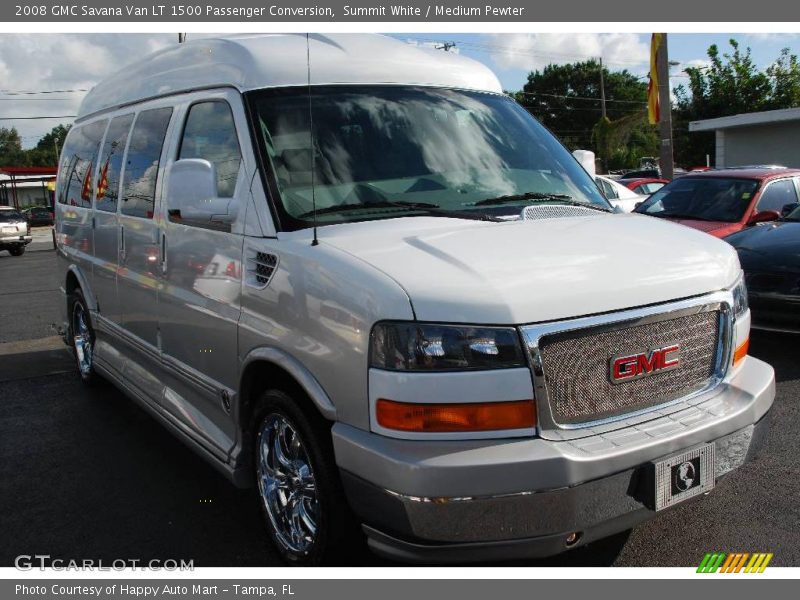 Summit White / Medium Pewter 2008 GMC Savana Van LT 1500 Passenger Conversion