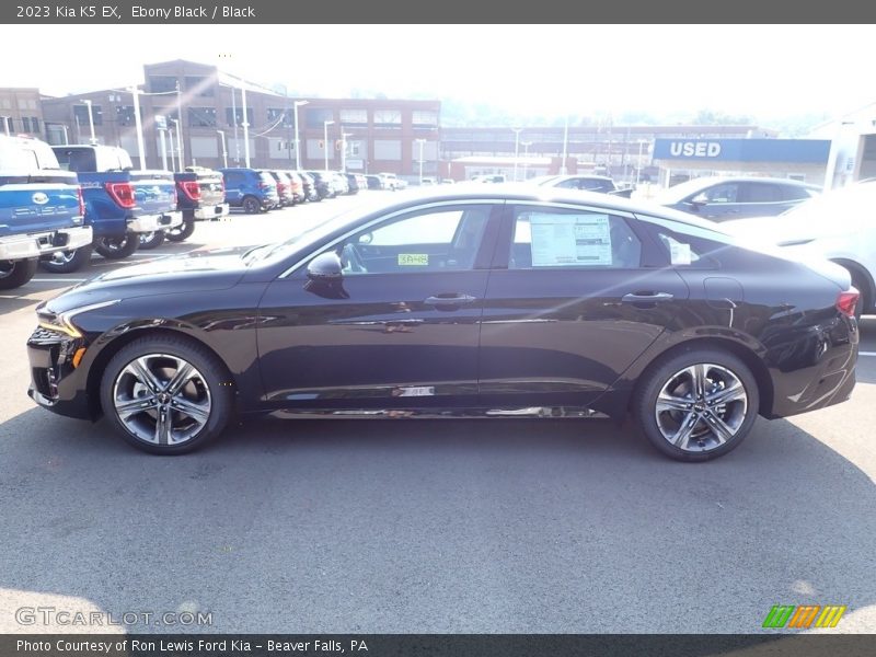 Ebony Black / Black 2023 Kia K5 EX