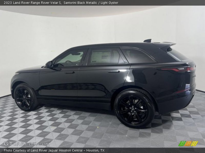 Santorini Black Metallic / Light Oyster 2023 Land Rover Range Rover Velar S