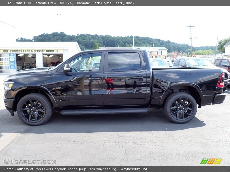 Diamond Black Crystal Pearl / Black 2022 Ram 1500 Laramie Crew Cab 4x4