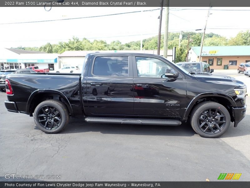 Diamond Black Crystal Pearl / Black 2022 Ram 1500 Laramie Crew Cab 4x4
