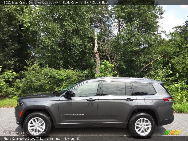Baltic Gray Metallic / Global Black 2022 Jeep Grand Cherokee L Laredo 4x4