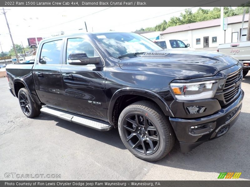 Diamond Black Crystal Pearl / Black 2022 Ram 1500 Laramie Crew Cab 4x4