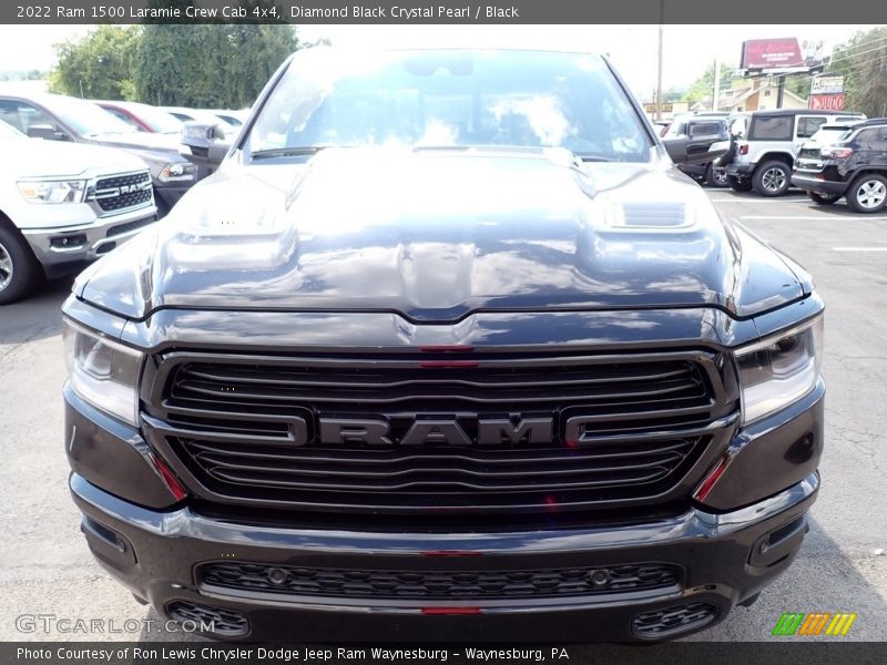 Diamond Black Crystal Pearl / Black 2022 Ram 1500 Laramie Crew Cab 4x4