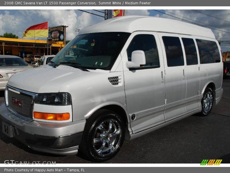 Summit White / Medium Pewter 2008 GMC Savana Van LT 1500 Passenger Conversion