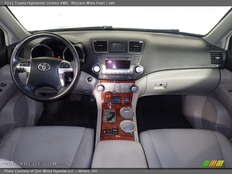 Blizzard White Pearl / Ash 2011 Toyota Highlander Limited 4WD