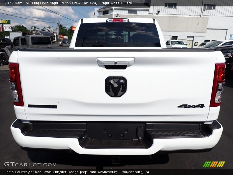 Bright White / Black 2022 Ram 1500 Big Horn Night Edition Crew Cab 4x4