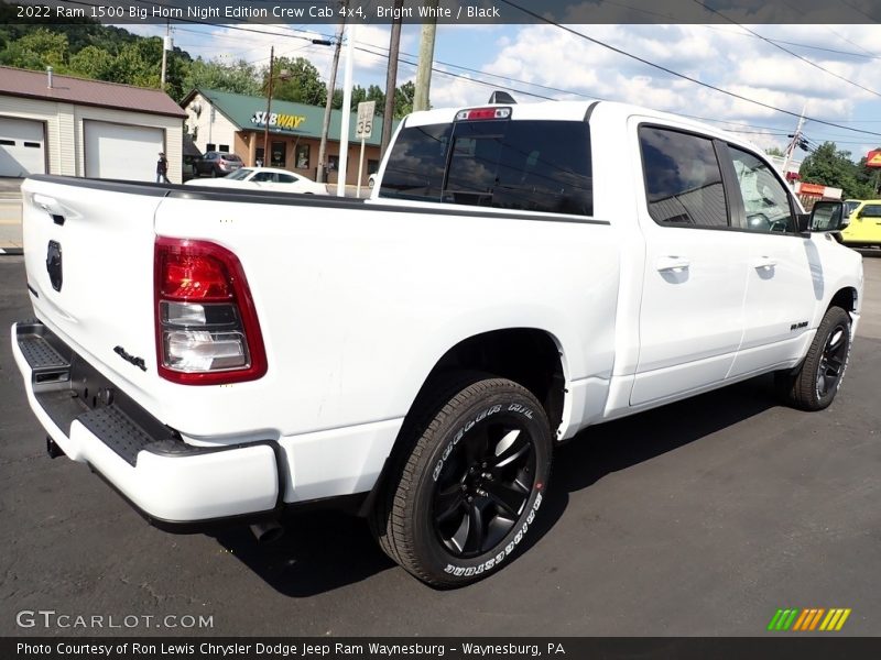 Bright White / Black 2022 Ram 1500 Big Horn Night Edition Crew Cab 4x4
