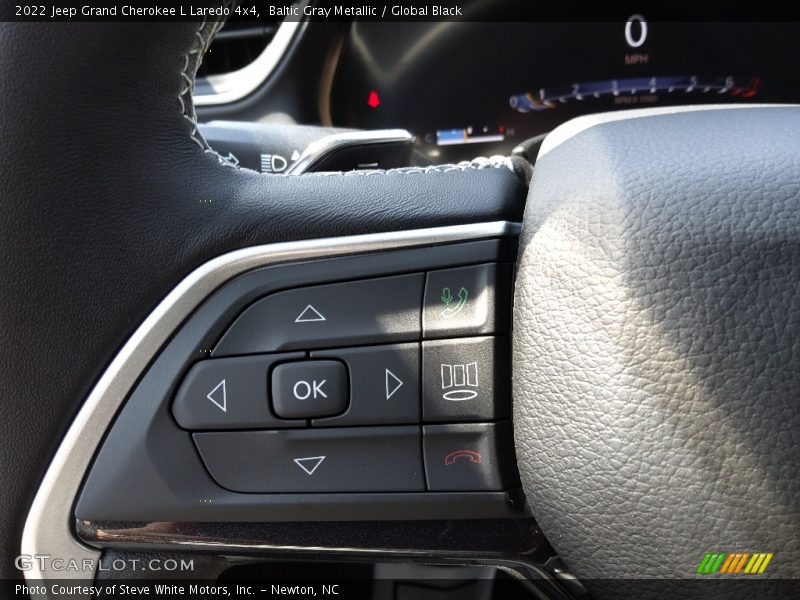 Baltic Gray Metallic / Global Black 2022 Jeep Grand Cherokee L Laredo 4x4