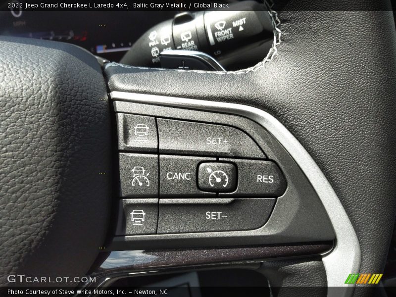 Baltic Gray Metallic / Global Black 2022 Jeep Grand Cherokee L Laredo 4x4
