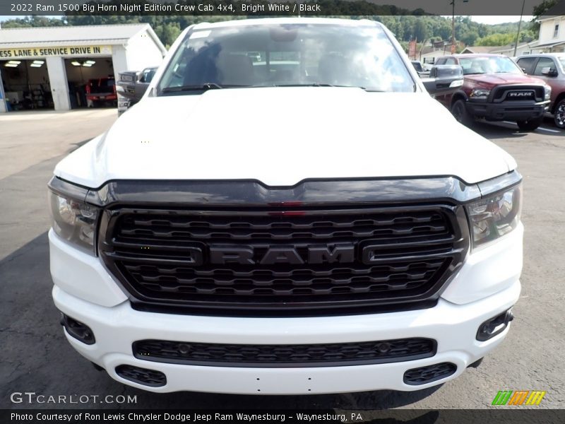 Bright White / Black 2022 Ram 1500 Big Horn Night Edition Crew Cab 4x4