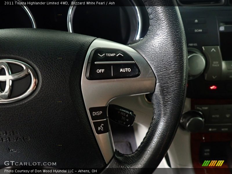 Blizzard White Pearl / Ash 2011 Toyota Highlander Limited 4WD