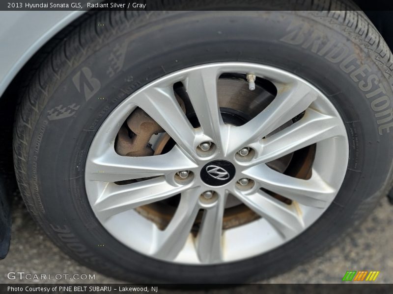 Radiant Silver / Gray 2013 Hyundai Sonata GLS
