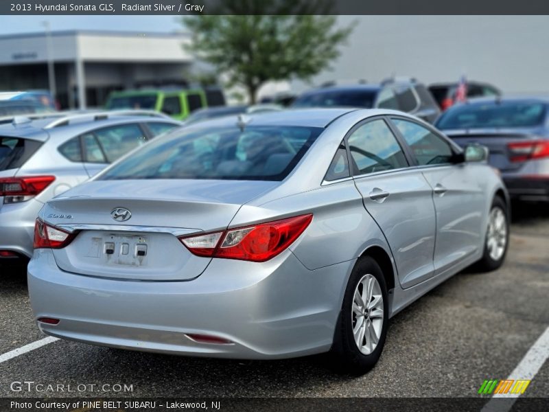 Radiant Silver / Gray 2013 Hyundai Sonata GLS