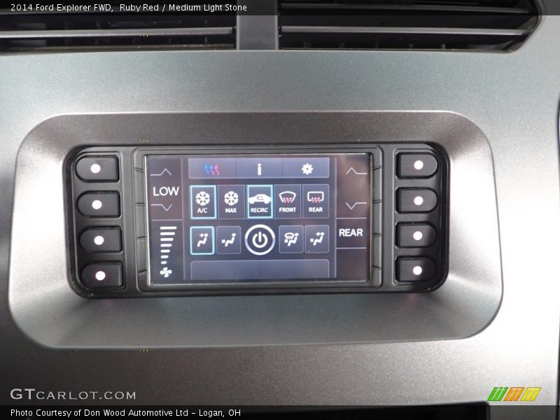 Ruby Red / Medium Light Stone 2014 Ford Explorer FWD