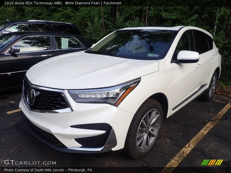 White Diamond Pearl / Parchment 2019 Acura RDX Technology AWD