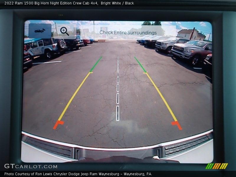 Bright White / Black 2022 Ram 1500 Big Horn Night Edition Crew Cab 4x4