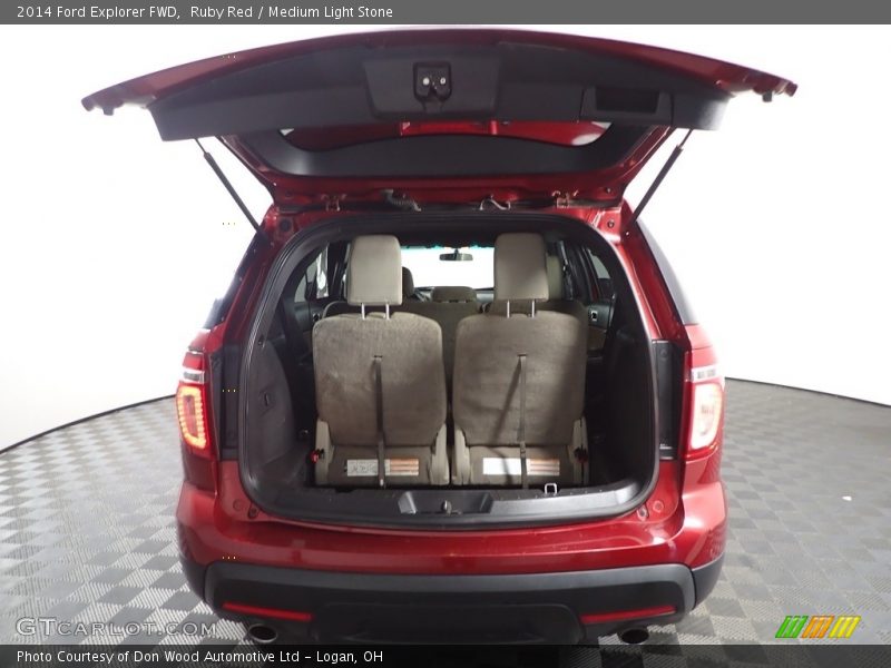 Ruby Red / Medium Light Stone 2014 Ford Explorer FWD