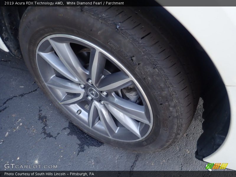 White Diamond Pearl / Parchment 2019 Acura RDX Technology AWD