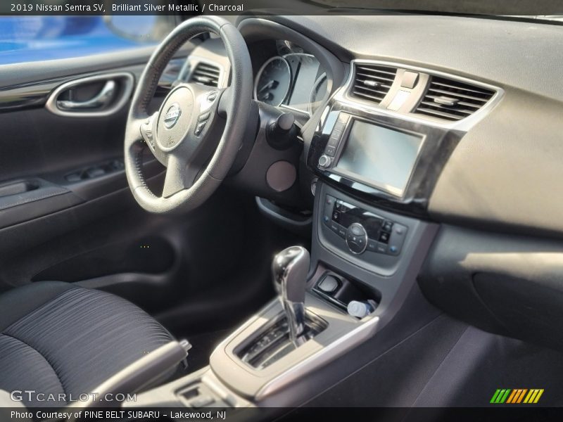 Brilliant Silver Metallic / Charcoal 2019 Nissan Sentra SV