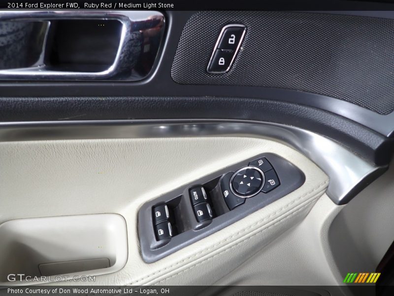 Ruby Red / Medium Light Stone 2014 Ford Explorer FWD