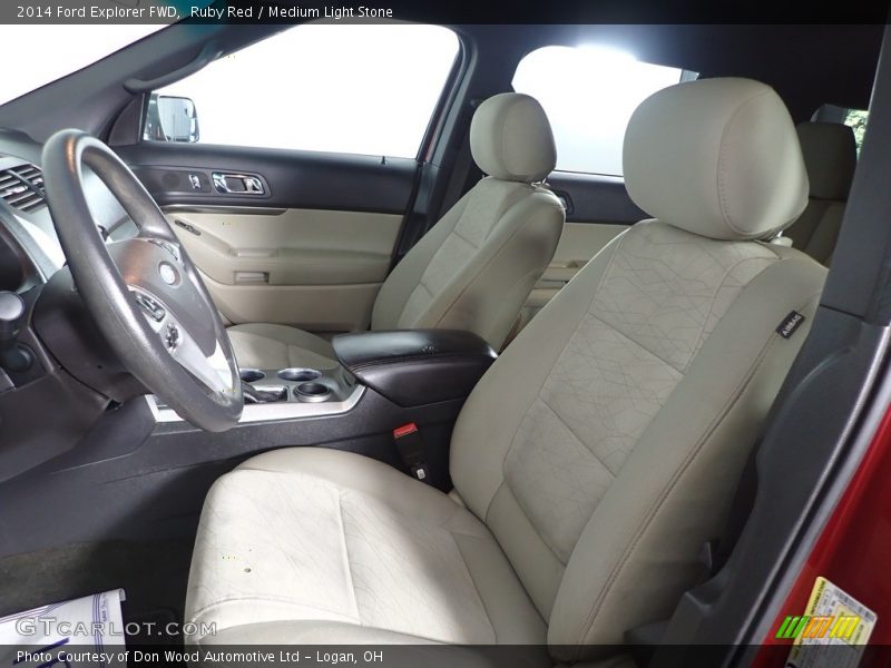 Ruby Red / Medium Light Stone 2014 Ford Explorer FWD