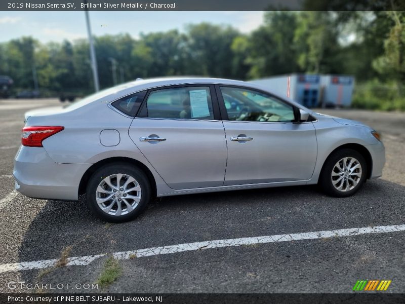Brilliant Silver Metallic / Charcoal 2019 Nissan Sentra SV