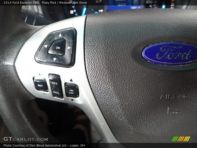 Ruby Red / Medium Light Stone 2014 Ford Explorer FWD