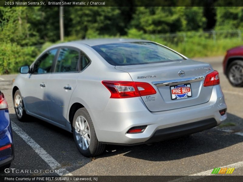 Brilliant Silver Metallic / Charcoal 2019 Nissan Sentra SV