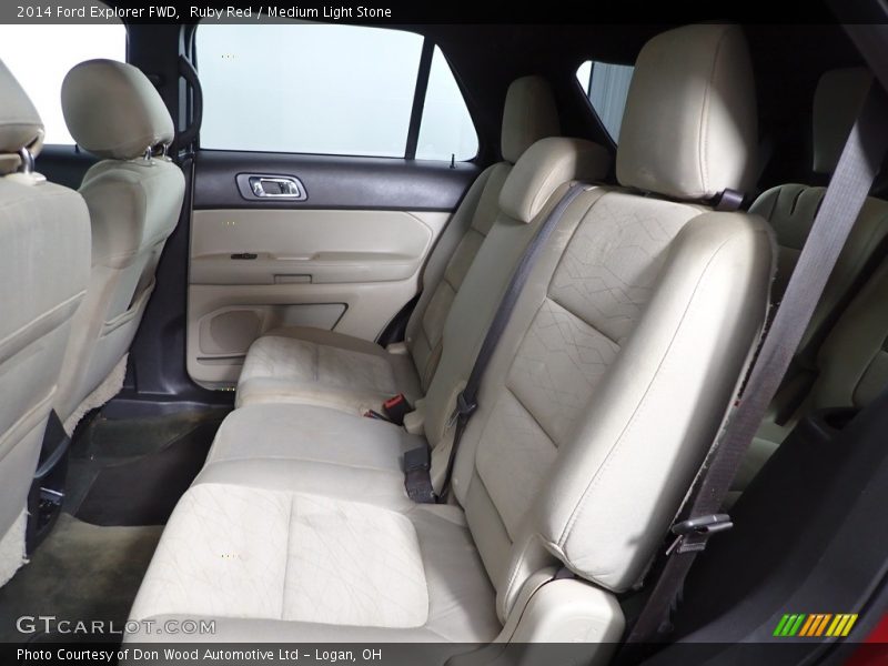 Ruby Red / Medium Light Stone 2014 Ford Explorer FWD