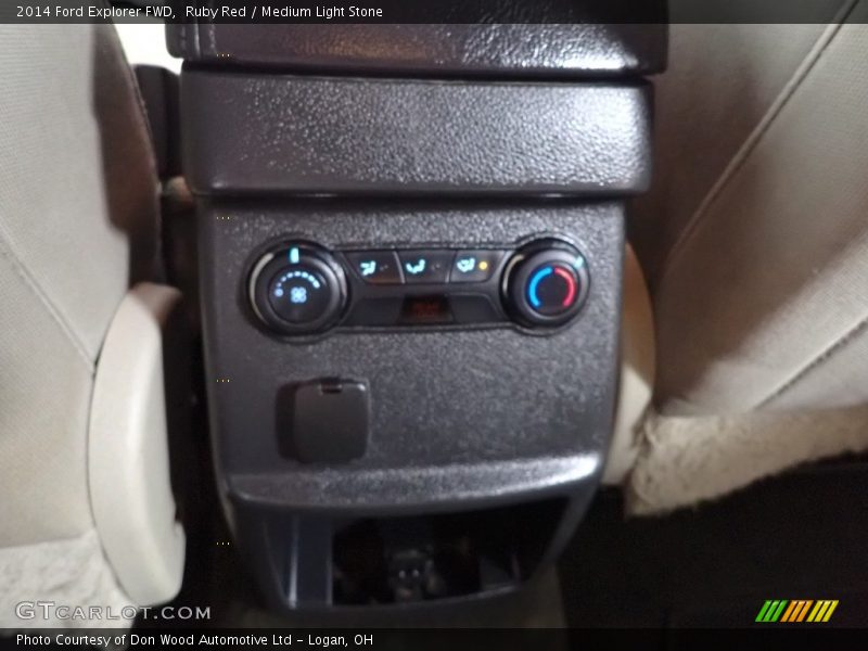 Ruby Red / Medium Light Stone 2014 Ford Explorer FWD
