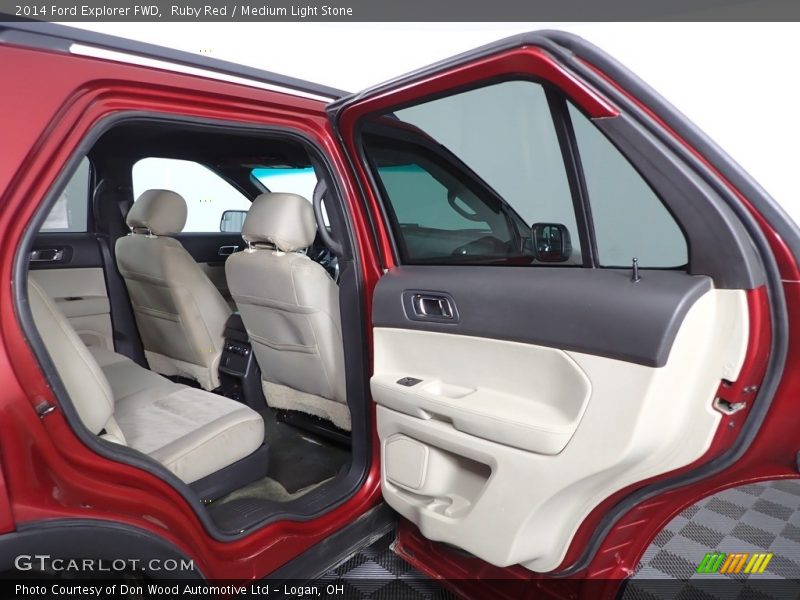 Ruby Red / Medium Light Stone 2014 Ford Explorer FWD