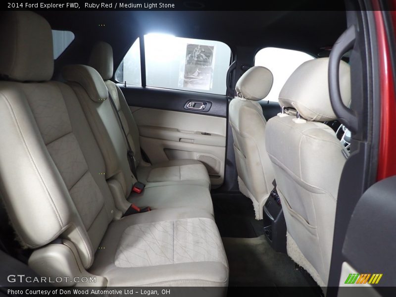 Ruby Red / Medium Light Stone 2014 Ford Explorer FWD