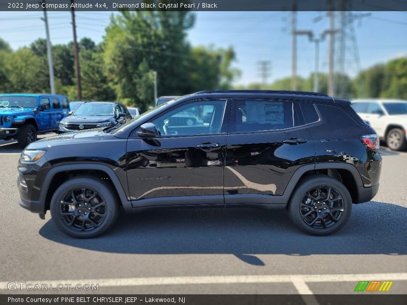 Diamond Black Crystal Pearl / Black 2022 Jeep Compass Altitude 4x4
