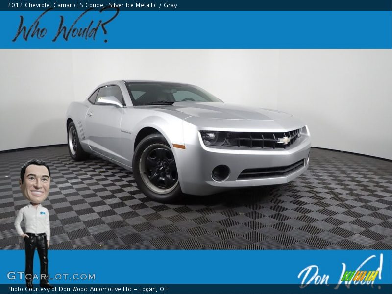 Silver Ice Metallic / Gray 2012 Chevrolet Camaro LS Coupe