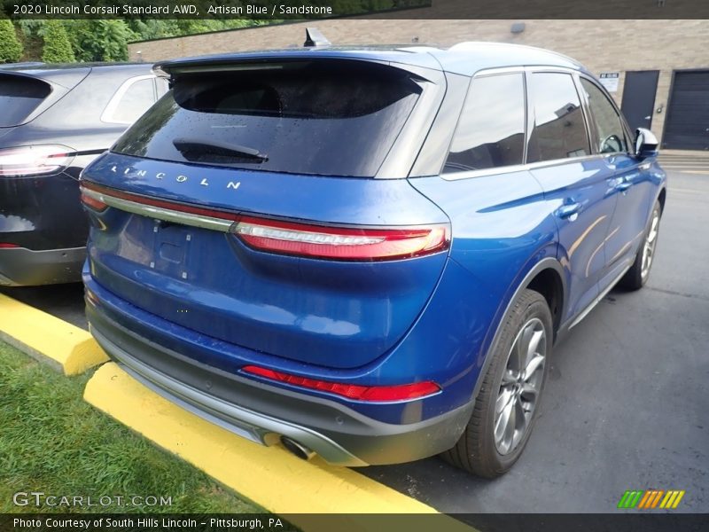 Artisan Blue / Sandstone 2020 Lincoln Corsair Standard AWD