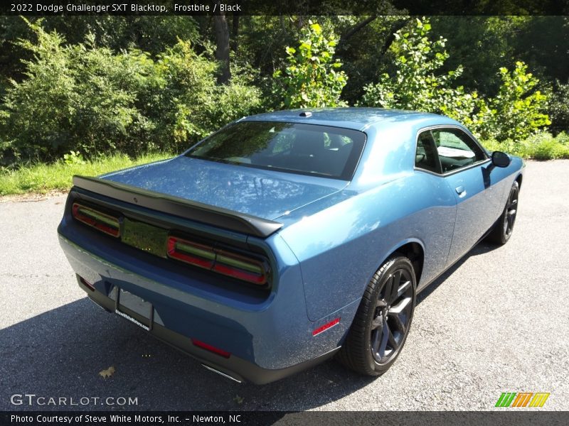 Frostbite / Black 2022 Dodge Challenger SXT Blacktop