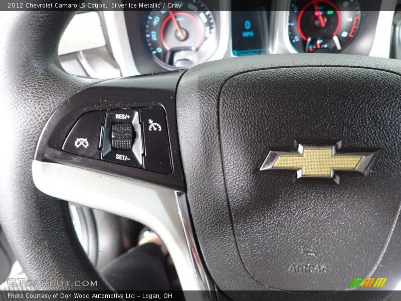 Silver Ice Metallic / Gray 2012 Chevrolet Camaro LS Coupe