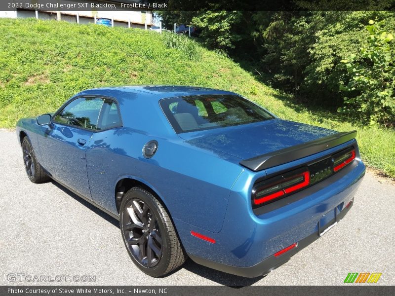 Frostbite / Black 2022 Dodge Challenger SXT Blacktop