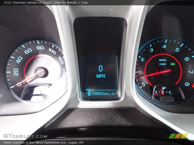 Silver Ice Metallic / Gray 2012 Chevrolet Camaro LS Coupe