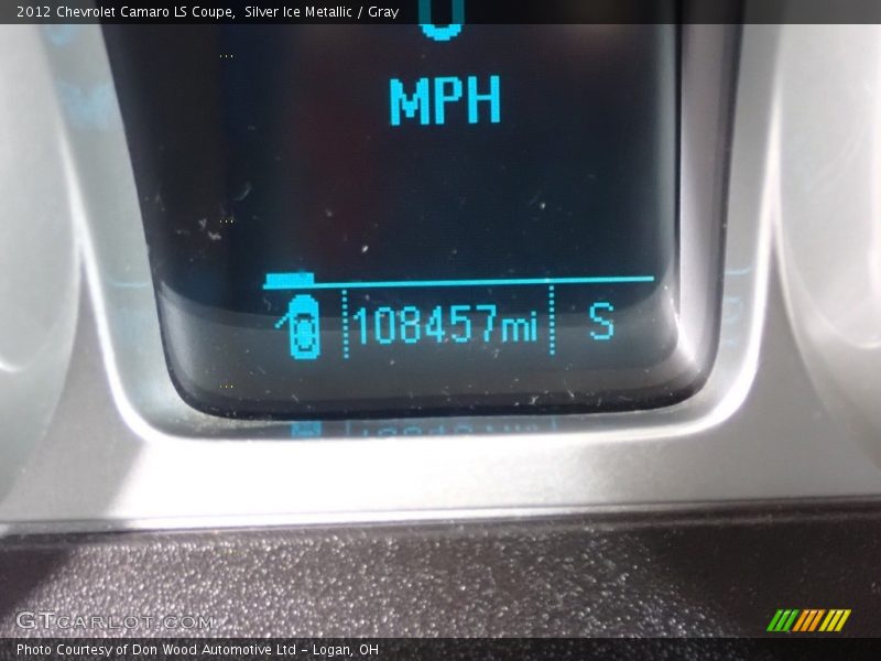 Silver Ice Metallic / Gray 2012 Chevrolet Camaro LS Coupe