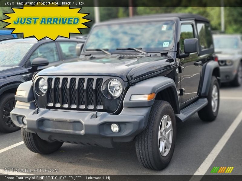Black / Black 2020 Jeep Wrangler Sport 4x4