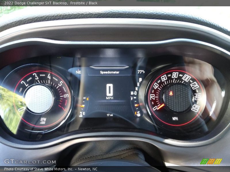 Frostbite / Black 2022 Dodge Challenger SXT Blacktop