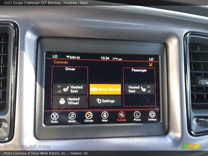 Frostbite / Black 2022 Dodge Challenger SXT Blacktop