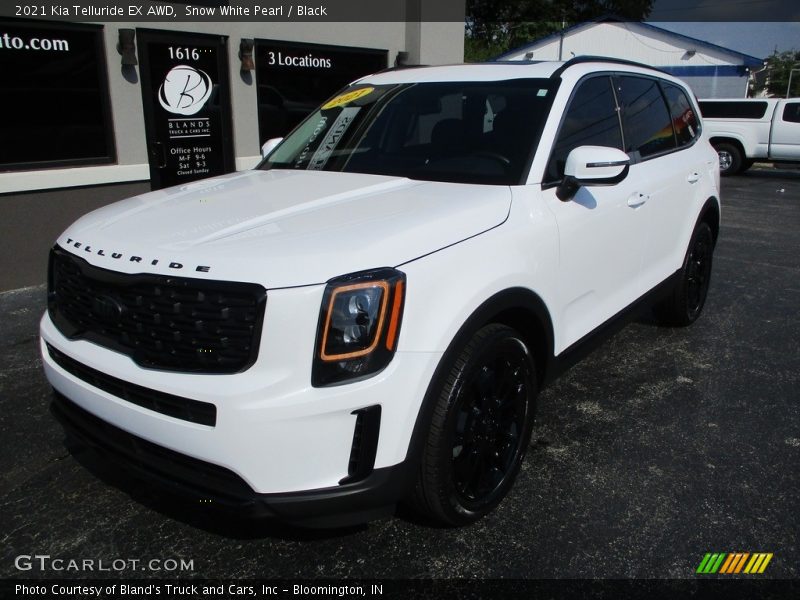 Snow White Pearl / Black 2021 Kia Telluride EX AWD