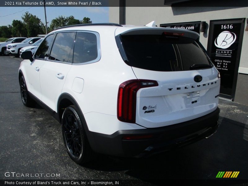 Snow White Pearl / Black 2021 Kia Telluride EX AWD
