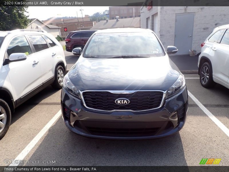 Gravity Gray / Black 2020 Kia Sorento LX AWD