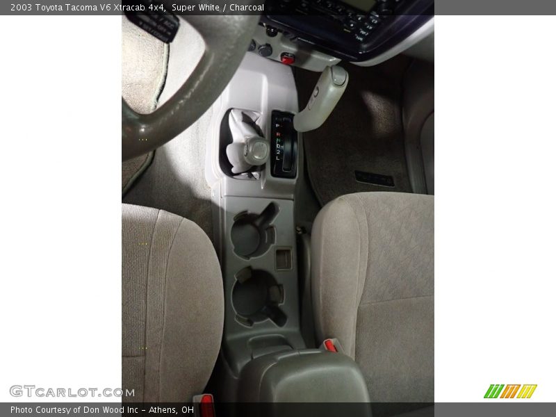 Super White / Charcoal 2003 Toyota Tacoma V6 Xtracab 4x4