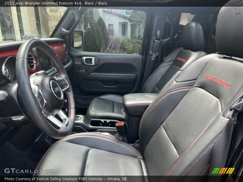 Black / Black 2021 Jeep Wrangler Unlimited Rubicon 4x4